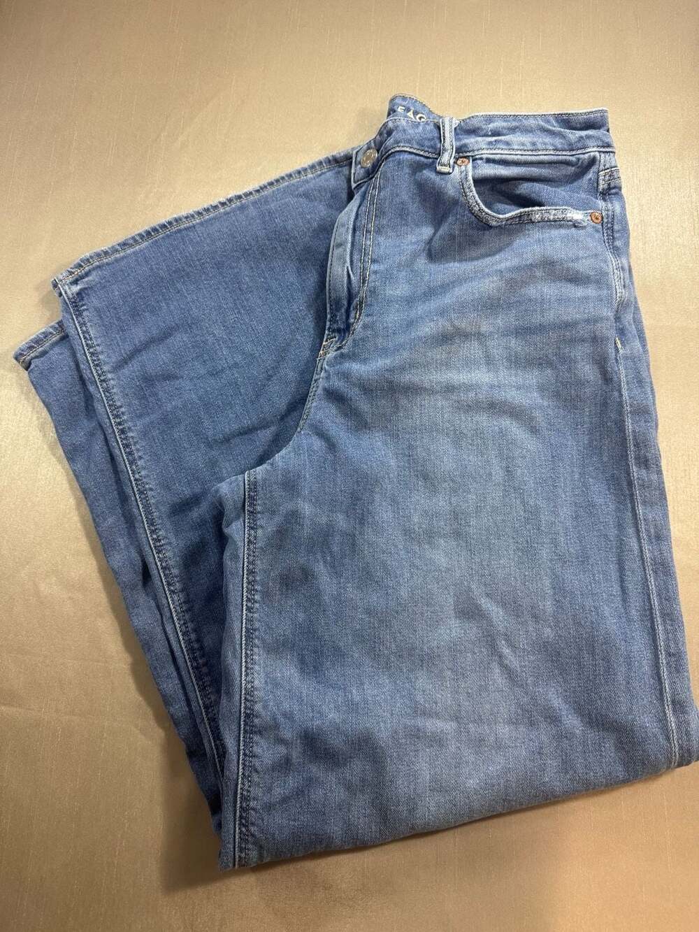 American Eagle Stretch Jeans Size 10 Regular Blue Denim